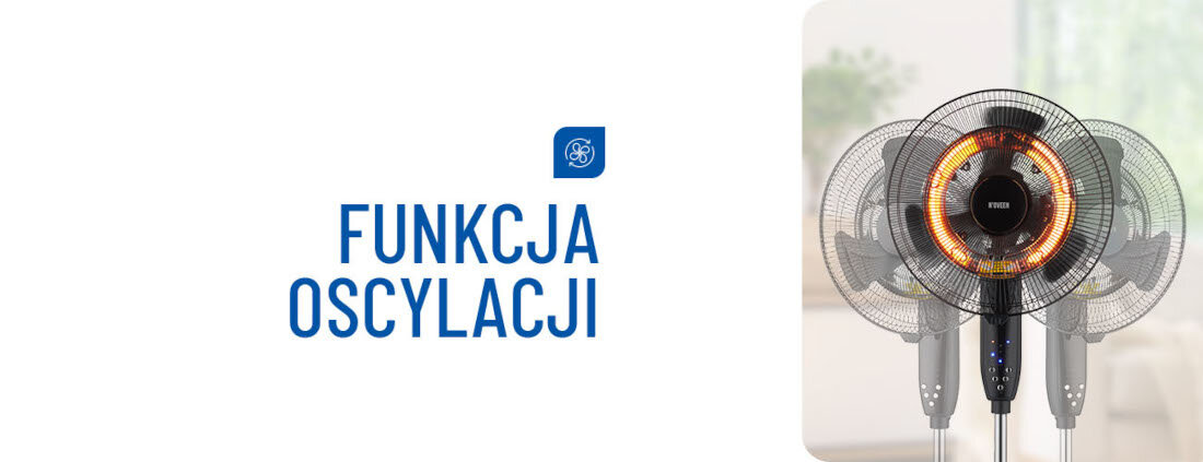 Wentylator NOVEEN F740 Tuya WiFi Smart Funkcja oscylacji zakres eliminując gorące i zimne strefy