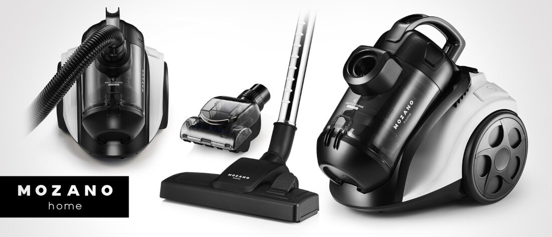 Odkurzacz MOZANO Smart Cyclonic 4000 Biały wygląd prezentacja design wizualizacja lifestyle