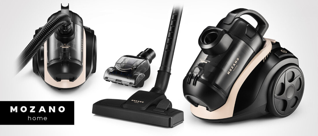 Odkurzacz MOZANO Smart Cyclonic 4000 Beżowy wygląd prezentacja design wizualizacja lifestyle