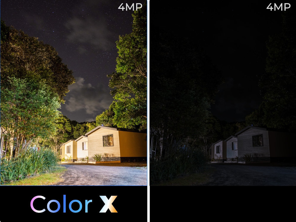 REOLINK Color Series W320X automatycznie uruchamia oświetlenie syrenę alarmową funkcja duwkierunkowej komunikacji