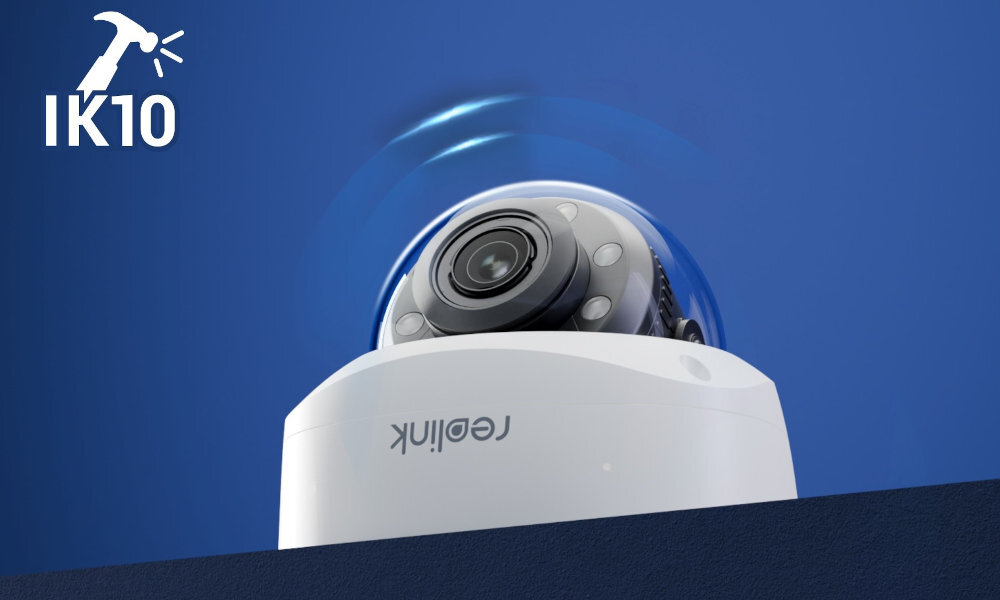 Kamera REOLINK P437 IK10 IP67 20 dżuli wytrzymałość na uderzenia kurzem ochronę przed kurzem zanurzenie w wodzie do głębokości 1 metra przez 30 minut