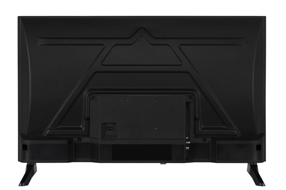 Telewizor HYUNDAI HLM32TS500 - Nietuzinkowe funkcje, telewizor na białym tle od tyłu