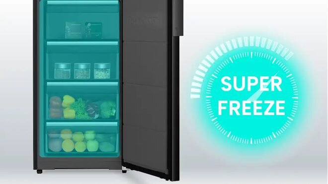 Zamrażarka z aktywną funkcją Super Freeze