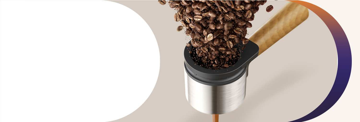 portafilter ekspresu Baristina z drewnianą rączką