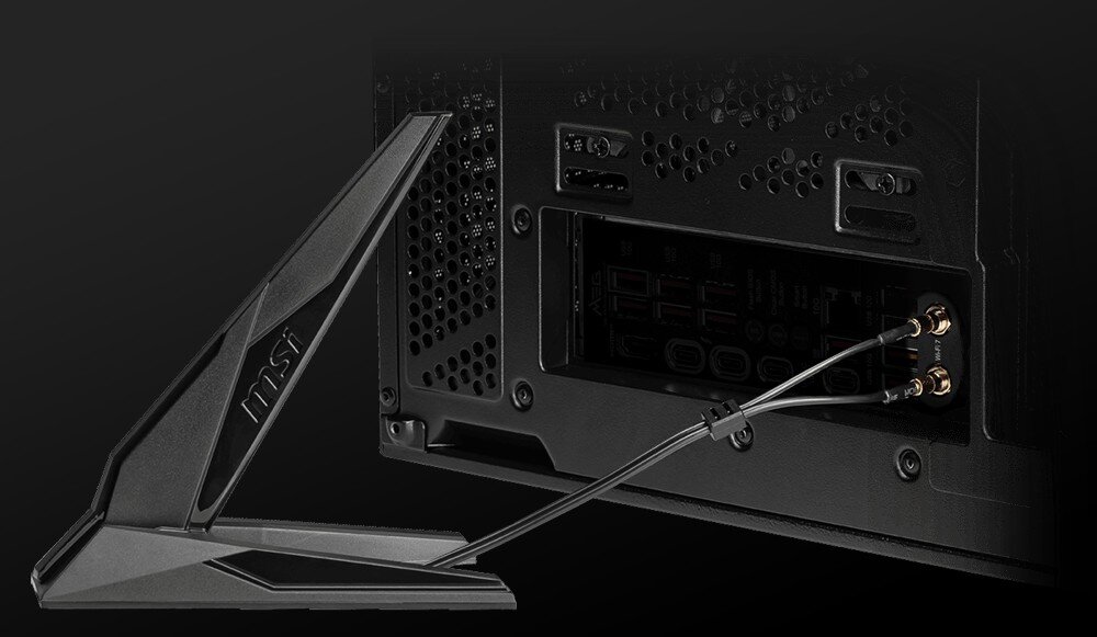 Płyta główna MSI MEG X870E Godlike Widok dolnego panelu wejściowego i portów wejścia/wyjścia z tyłu