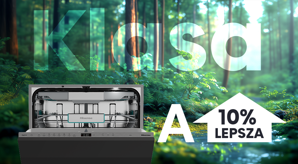 Zmywarka HISENSE HV673A65 klasa energetyczna oszczędność - 10%