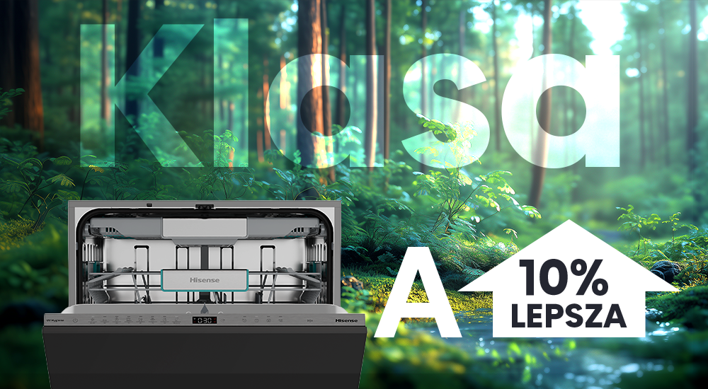 Zmywarka HISENSE HV693A65UVAD klasa energetyczna oszczędność - 10%