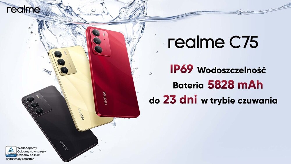 Smartfon REALME C75 opis