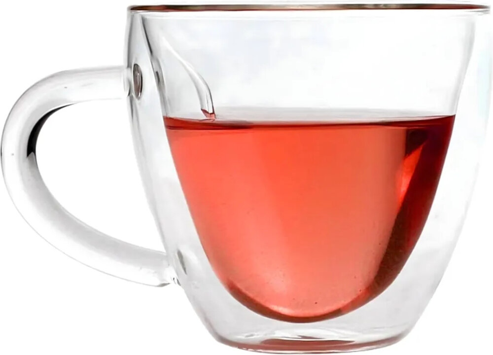 Szklanka EXTRALINK Serce 250 ml Subtelne piękno Przezroczyste szkło Gładka powierzchnia szkła czyszczenie higiena kawa herbata