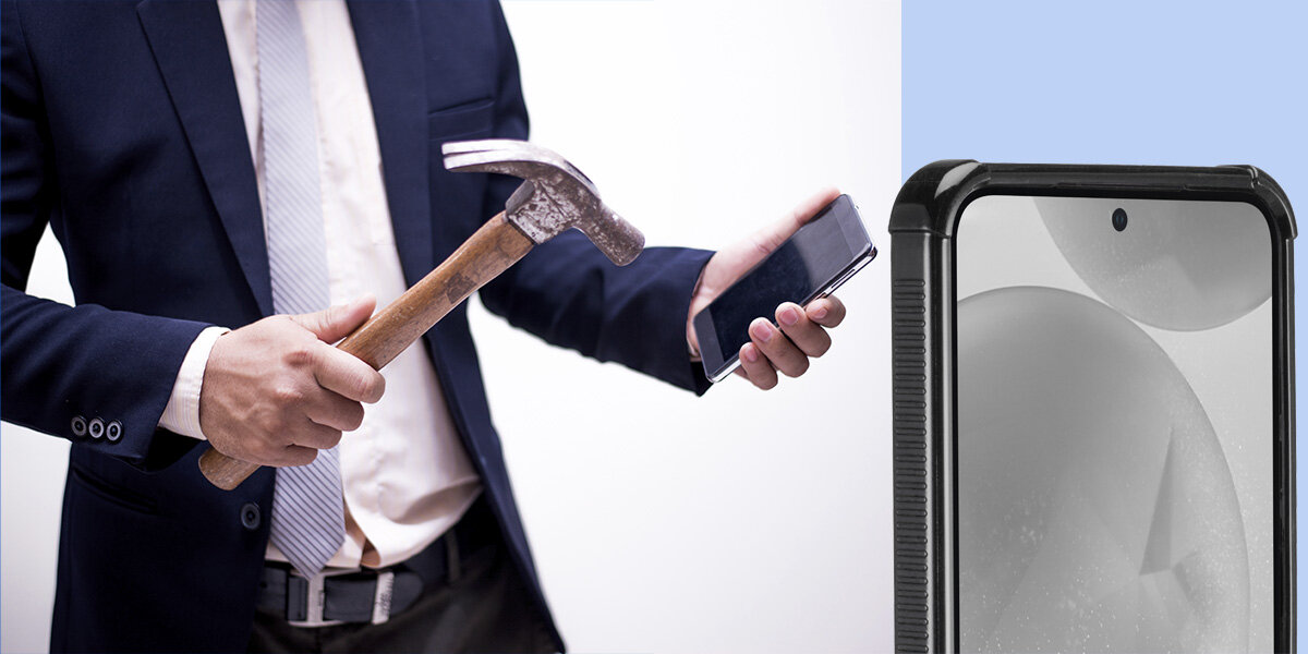 Etui HAMA Extreme Protect Podwyższone krawędzie ochronną dla ekranu i aparatów