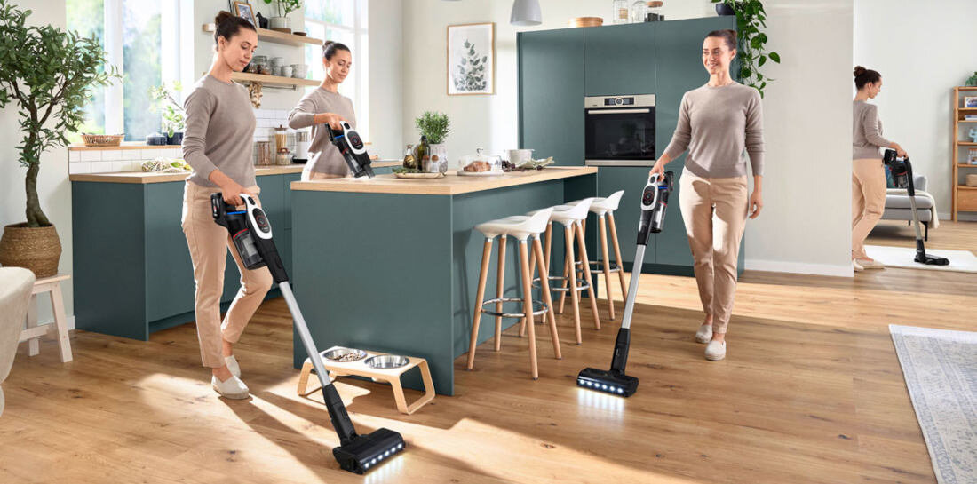 Odkurzacz BOSCH Unlimited 9 BBS931WBA wygląd design tło prezentacja wizualizacja lifestyle Bez ograniczeń!