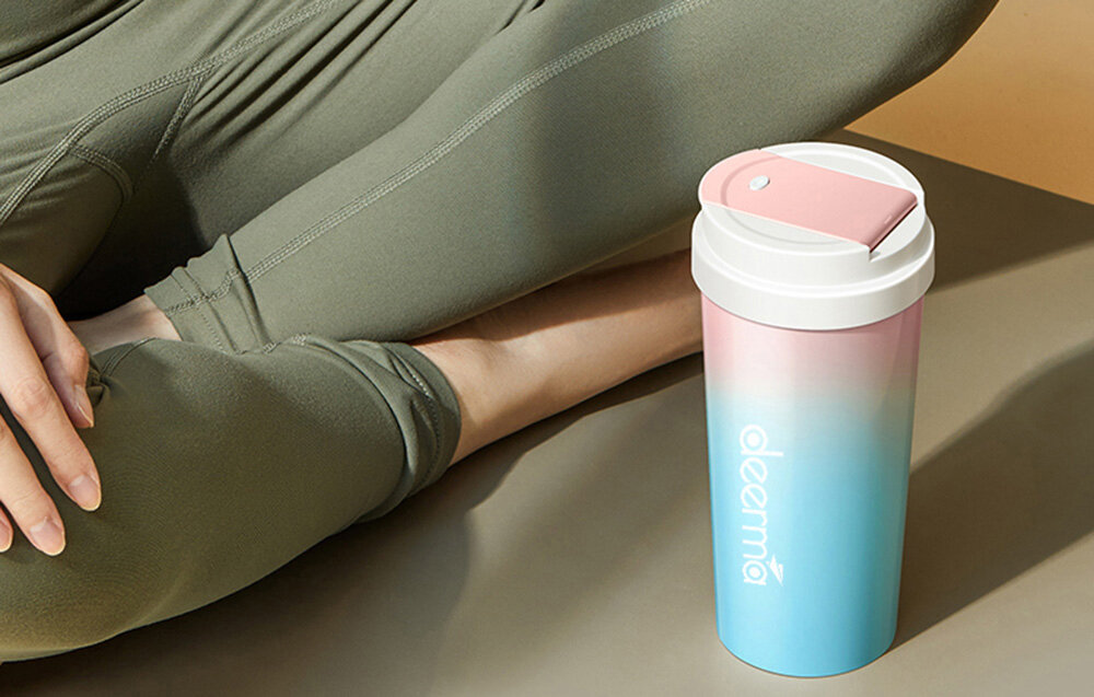 Blender personalny DEERMA DEM-NU90 mocny silnik, skuteczne rozdrabnianhie, gładka konsystencja, oszczędność czasu