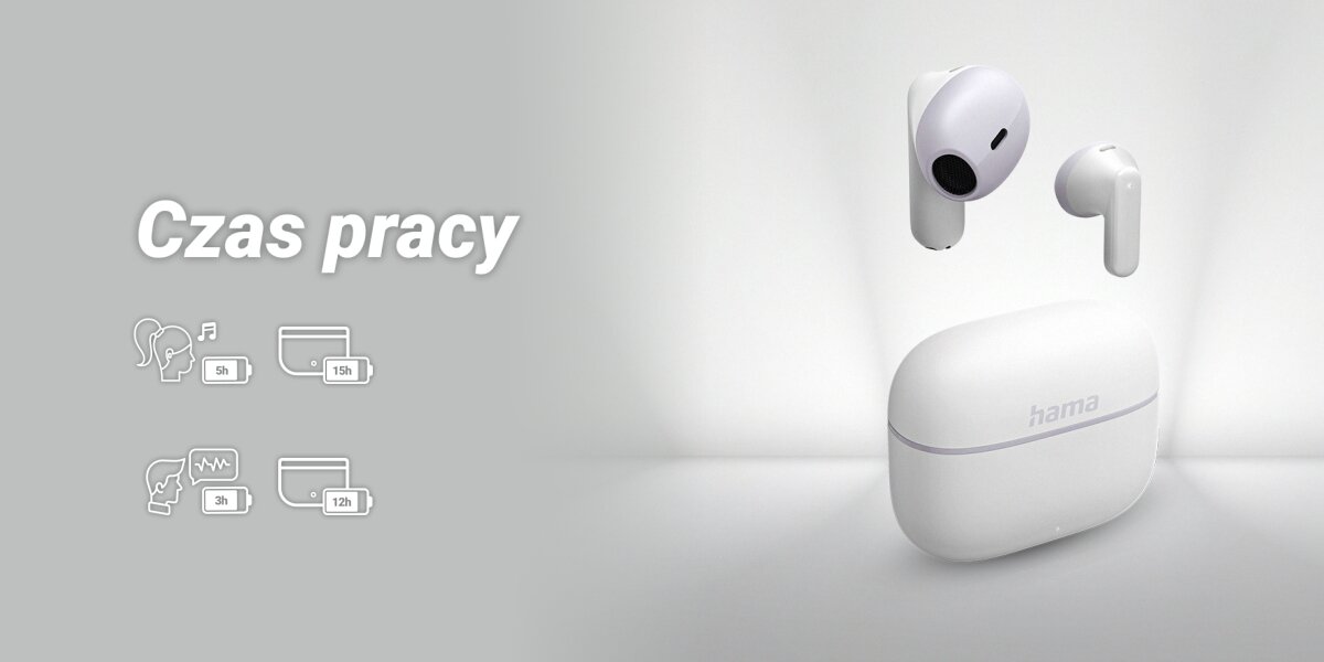 Słuchawki douszne HAMA Freedom Light II Etui ładujące  