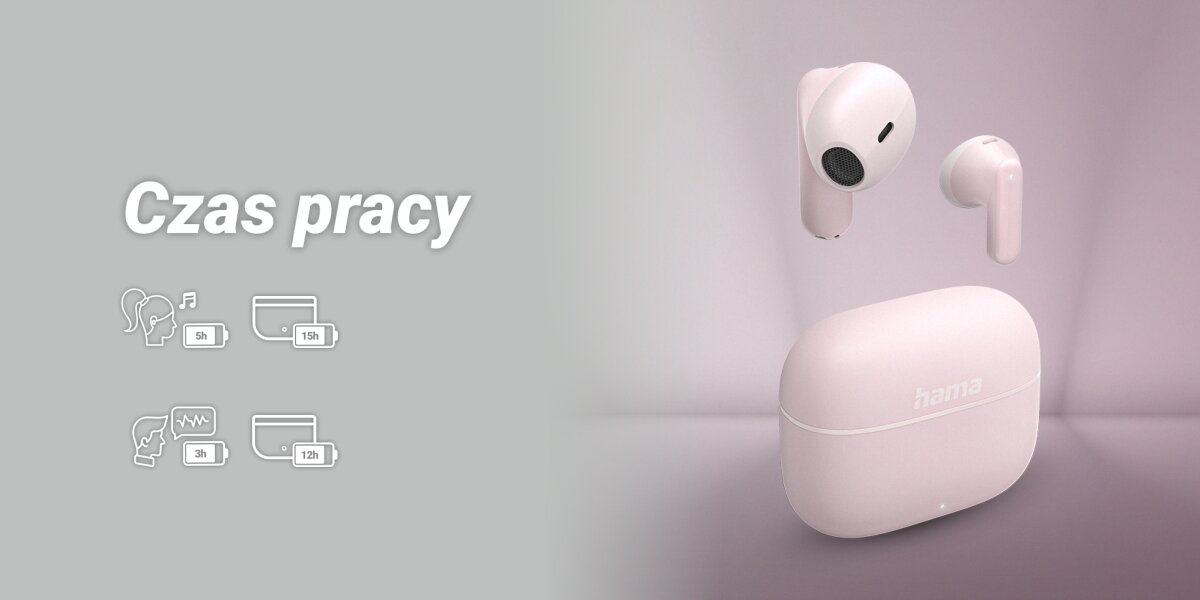 Słuchawki douszne HAMA Freedom Light II Etui ładujące  