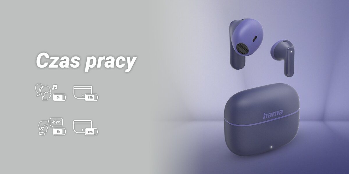 Słuchawki douszne HAMA Freedom Light II Etui ładujące  