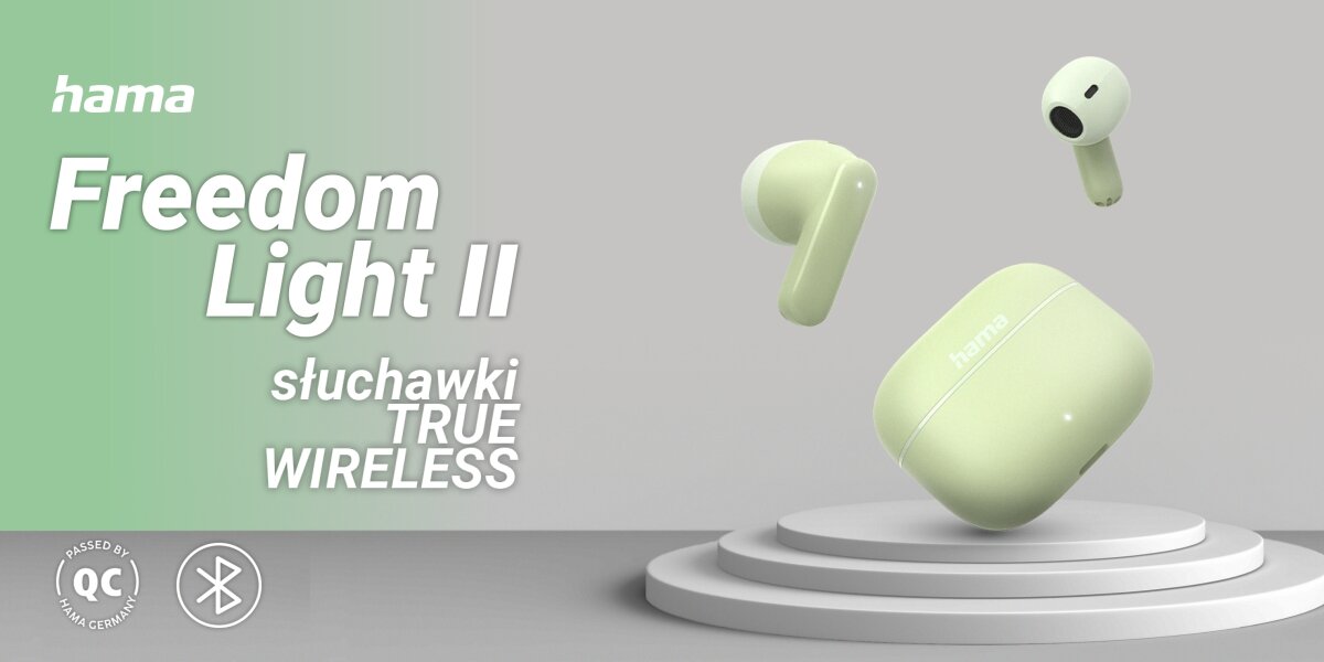 Słuchawki douszne HAMA Freedom Light II  na postumencie
