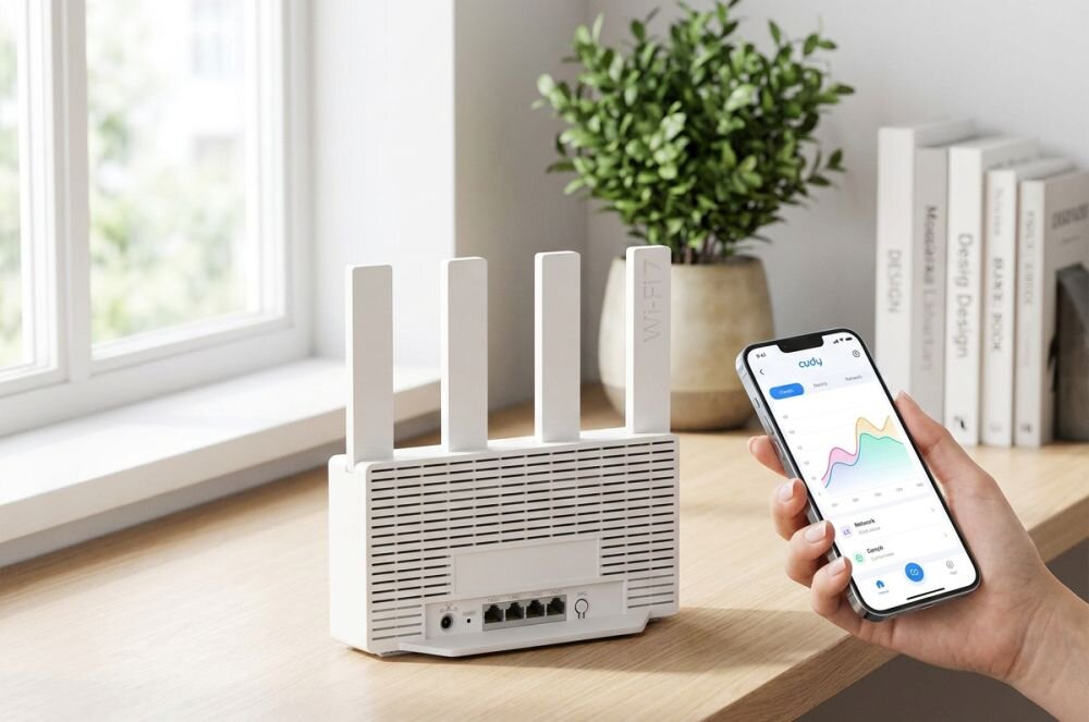 Router CUDY BE3600 WR3600E 2.4 / 5 GHz (DualBand).
