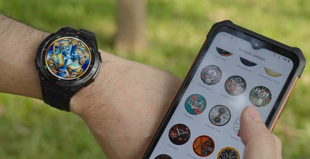 Smartwatch CUBOT GPS GT1 z aplikacją na smartfonie