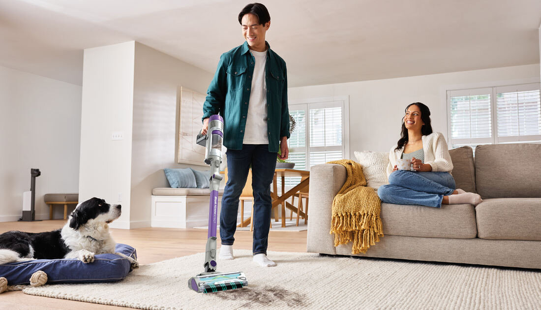 Odkurzacz SHARK PowerDetect IP1251EUT Cisza komfort pracy niski poziom hałasu komfortowe sprzątanie