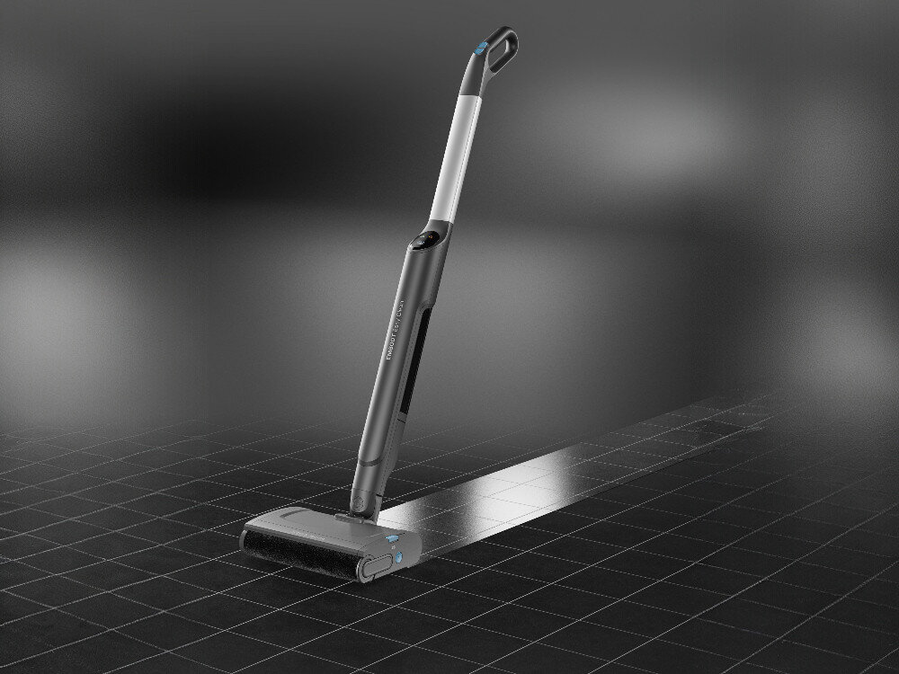 Mop elektryczny GÖTZE&JENSEN EM600T z odczepianymi zbiornikami na czystą wodę 450 ml i brudną wodę 240 ml