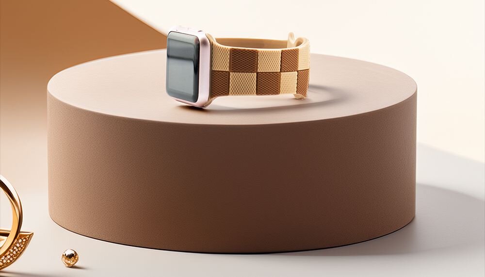 Pasek LUNA A00315 do Apple Watch - zegarek z paskiem na tle, wygoda wytrzymalosc styl dodatek