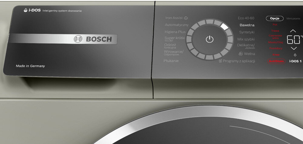 Pralka BOSCH WGB254AYPL zdjęcie lifestyle Automatyczne dozowanie funkcja skanowania detergent odmierzanie i-Dos