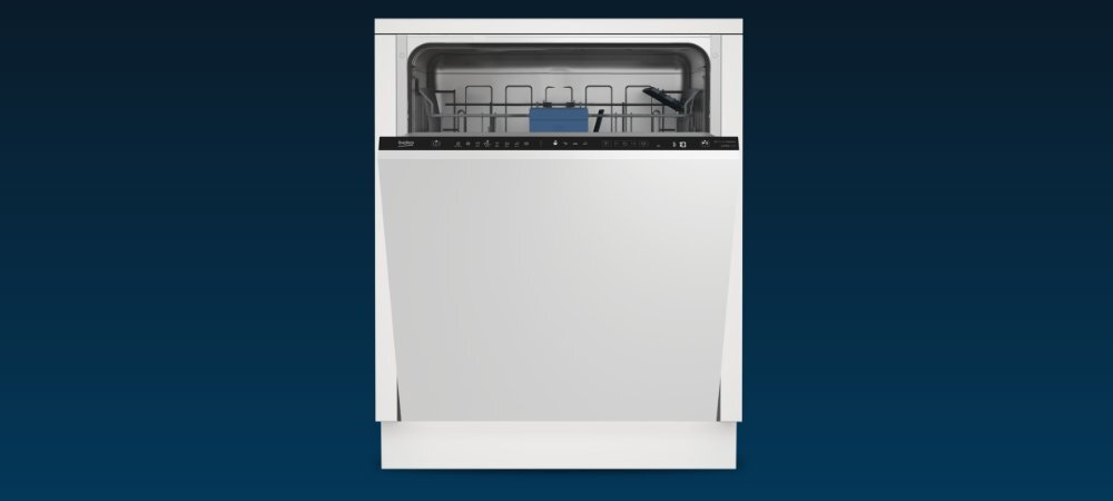 ZMYWARKA BEKO BDIN38557 zmywarka 8 programów czujnik zabrudzenia oszczędność wody oszczędność energii szuflada na sztućce stal nierdzewna higiena LedSpot SlidingFit łatwy montaż TrayWash mycie blach skuteczne zmywanie nowoczesne rozwiązania