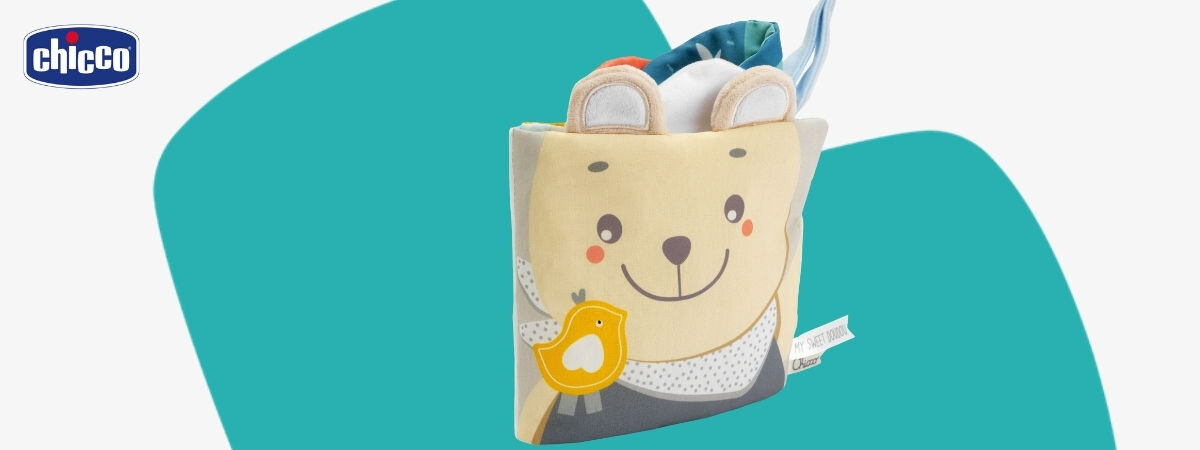 Zabawka CHICCO My Sweet DouDou Kontrastowa książeczka 3w1 00012162000000
sensoryczny rozwój, zabawka wspierająca rozwój sensoryczny maluszków od pierwszych dni życia,
dwustronna konstrukcja, różnorodne tekstury, kontrastowe ilustracje, może pełnić funkcję książeczki edukacyjnej,
zabawki do zabawy na brzuszku oraz akcesorium podróżnego,
niebiesko-białe tło, produkt, logo producenta