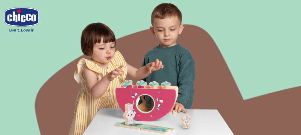 Zabawka CHICCO My Wood Friends Drewniane wzgórze króliczków 00012195000000
zadbaj o rozwój pociechy