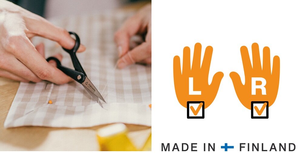 Nożyczki krawieckie FISKARS Functional Form precyzyjne do nitek 13 cm dla prawo- i leworęcznych, uniwersalne zastosowanie, precyzja, wygodna praca