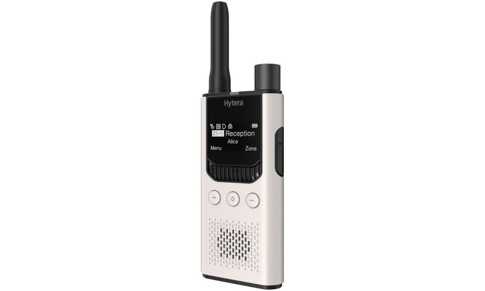 Radiotelefon HYTERA S1 Pro LF - Ergonomiczna konstrukcja, Radiotelefon po skosie