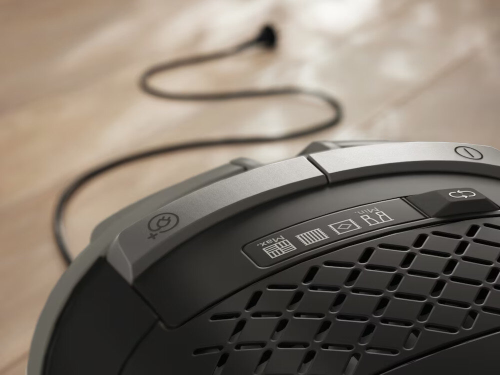 Odkurzacz MIELE Guard M1 Parquet Flex Płynna organizacja przestrzeni Automatyczne zwijanie długiego przewodu Wbudowane miejsce na akcesoria