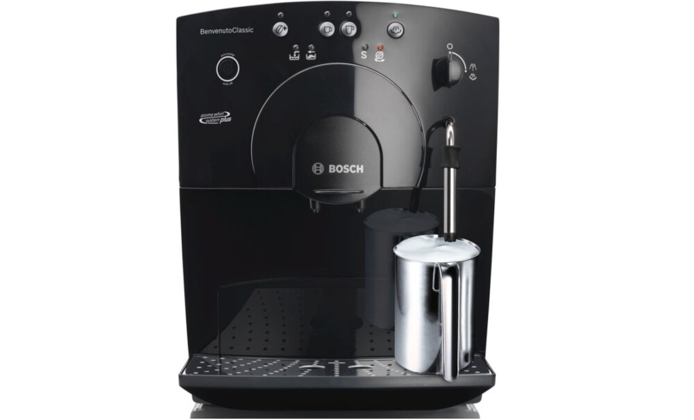 Ekspres BOSCH Benvenuto Classic TCA 5309 kawa wybor dysza spieniajaca capuccino caffe late