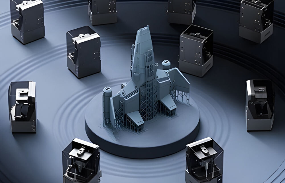 Drukarka 3D ELEGOO Saturn 4 Ultra Wi-Fi wiele drukarek w środku wydrukowana rzecz z drukarki obsługa kilku urządzeń z jednego stanowiska skalowanie pracy