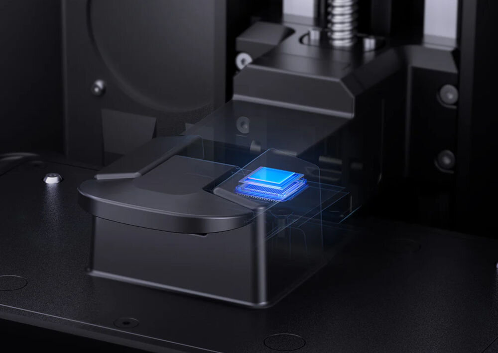 Drukarka 3D ELEGOO Saturn 4 Ultra Wi-Fi pokazanie czujnika drukarki czujnik inteligentny czujnik mechaniczny gdy wykryje ryzyko ostrzega użytkownika wydłuża żywotność