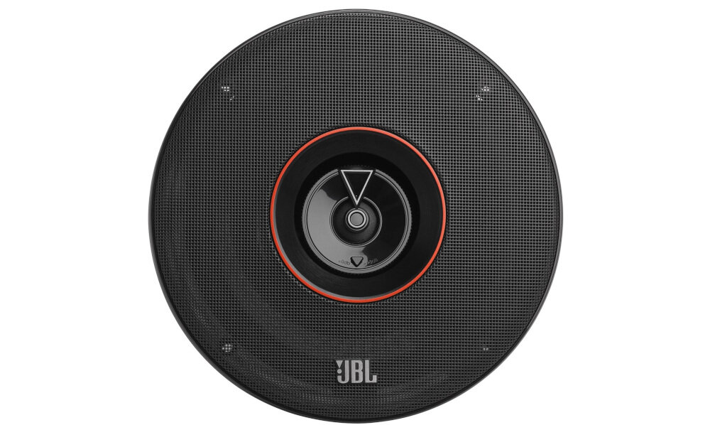 Głośniki samochodowe JBL Club 64 montażowe 160 mm impedancja 3 ohm zestaw 2 sztuki, głośnik od frontu na białym tle