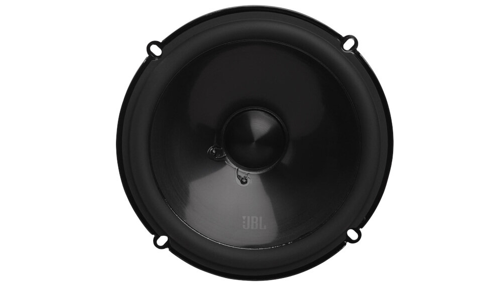 Głośniki samochodowe JBL CLUB 64CTP wysokie tony kopułka jedwabna Edge-driven, głośnik od frontu na białym tle
