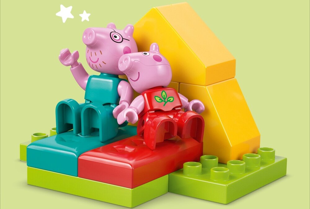 LEGO 10452 DUPLO Świnka Peppa Wyprawa na biwak rozpoczęcie rozmowy o emocjach