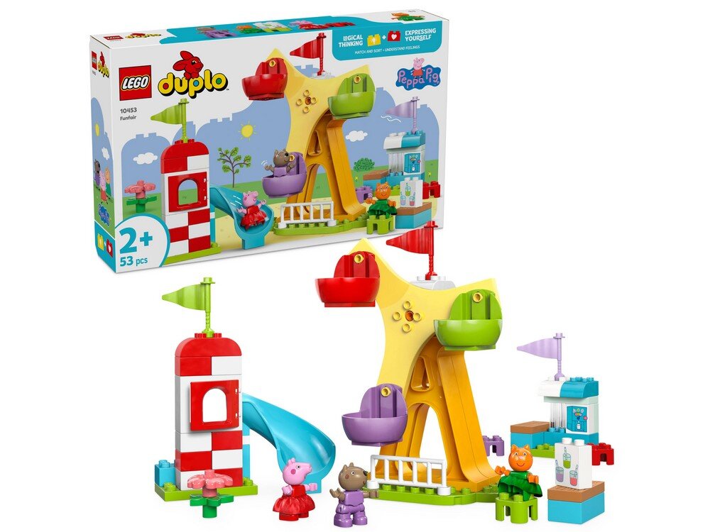 LEGO 10453 DUPLO Peppa Pig Wesołe miasteczko Zestaw