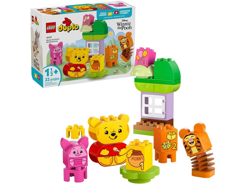 LEGO 10457 DUPLO Disney Przyjęcie urodzinowe Kubusia Puchatka Zestaw