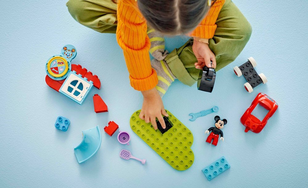 LEGO 10454 DUPLO Disney Klub przyjaciół Myszki Miki i samochód rozwój zdolności manualne