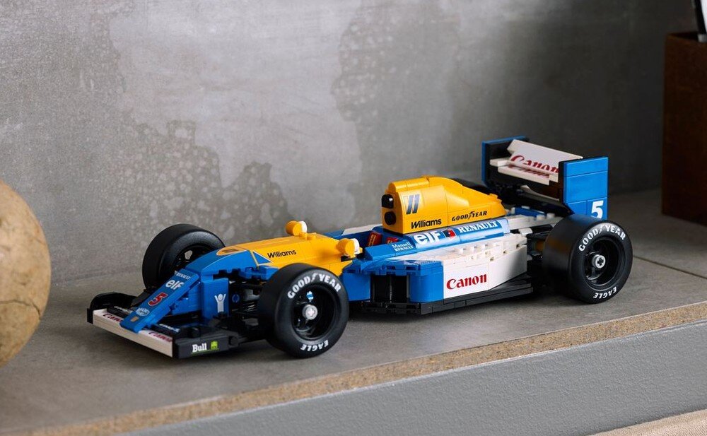 LEGO 10353 ICONS Williams Racing FW14B i Nigel Mansell kv lifestyle początek opisu sekcja nagłówkowa