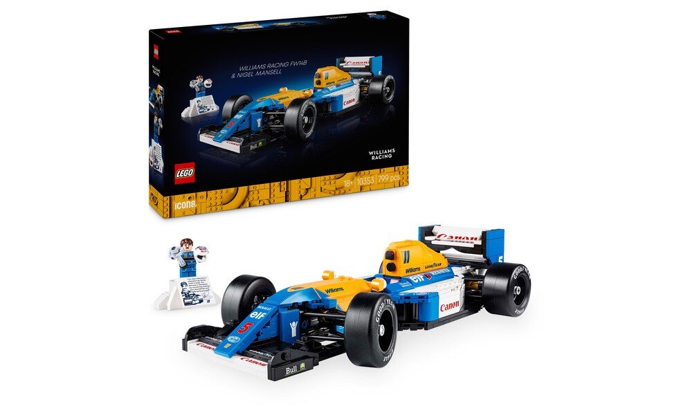 LEGO 10353 ICONS Williams Racing FW14B i Nigel Mansell Zestaw