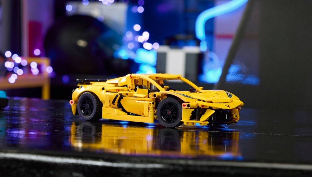 LEGO 42205 Technic Chevrolet Corvette Stingray inżynieria model