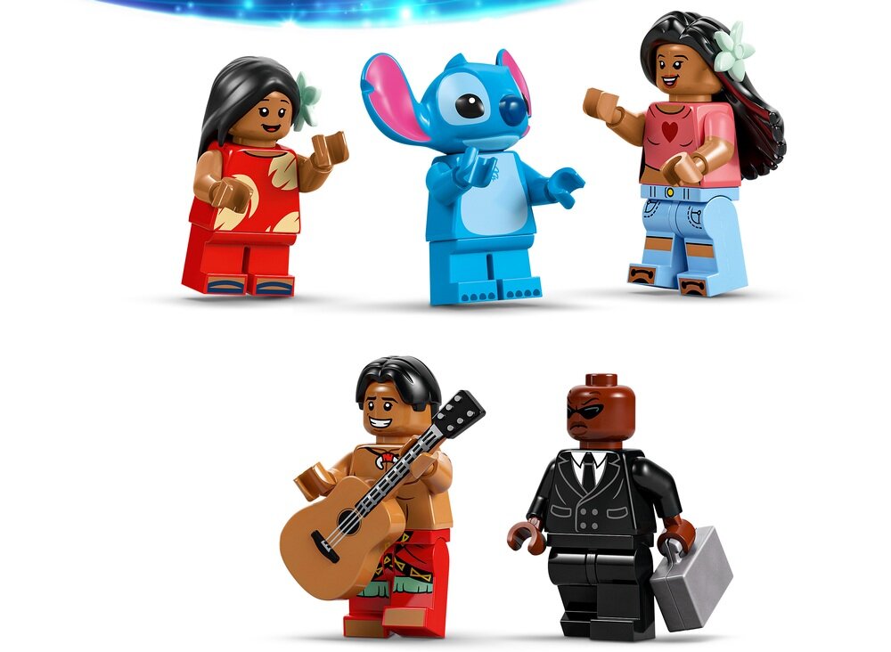 LEGO 43268 Disney Domek na plaży Lilo i Stitcha minifigurki