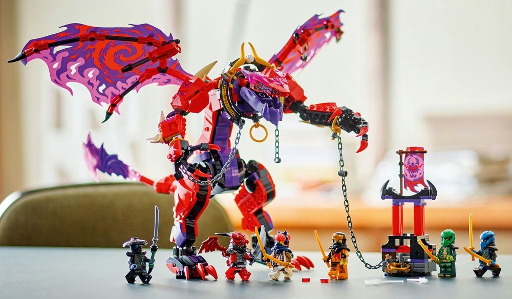LEGO 71832 NINJAGO Smok chaosu Kiełogrzmot kv lifestyle początek opisu sekcja nagłówkowa