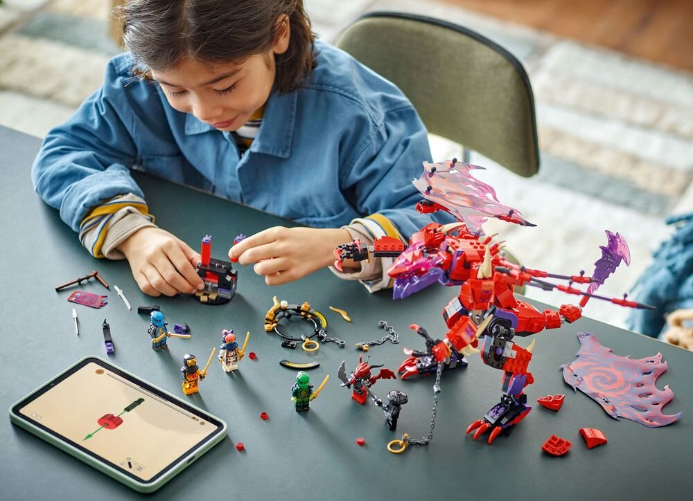 LEGO 71832 NINJAGO Smok chaosu Kiełogrzmot dziecko buduje zestaw, zdolności manualne rozwój