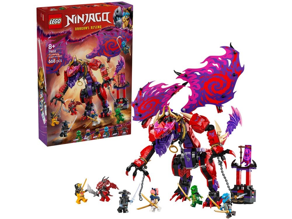 LEGO 71832 NINJAGO Smok chaosu Kiełogrzmot Zestaw
