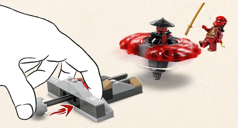 LEGO 71836 NINJAGO Arcysmok skupienia spinner Spinjitzu