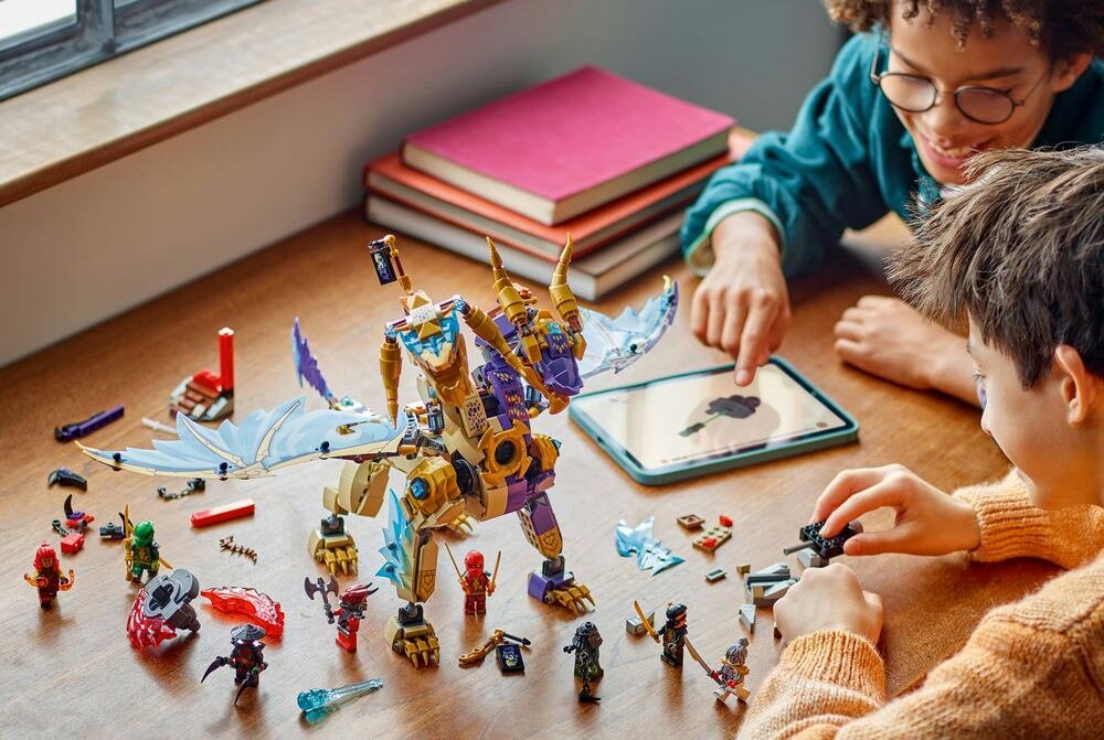 LEGO 71836 NINJAGO Arcysmok skupienia dzieci budują zestaw koordynacja umiejętności zdolności manualne Pomoc w rozwoju